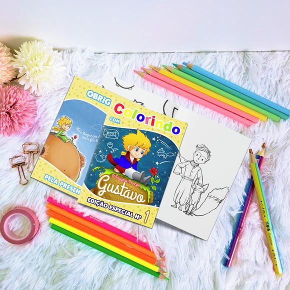 Livro de Colorir - o Pequeno Príncipe Loiro