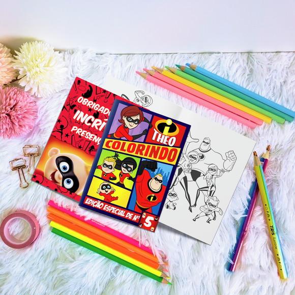 Livro de Colorir - os Incríveis