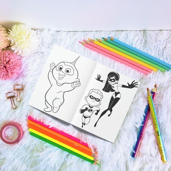 Livro de Colorir - os Incríveis