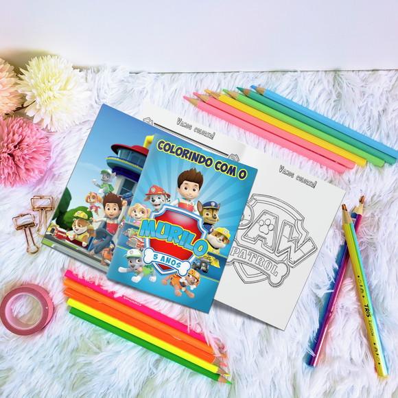 Livro de Colorir - Patrulha Canina