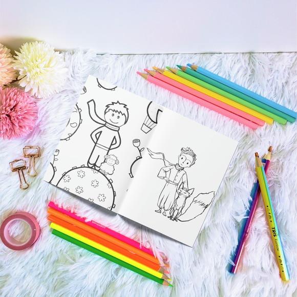 Livro de Colorir - Pequeno Príncipe Moreno