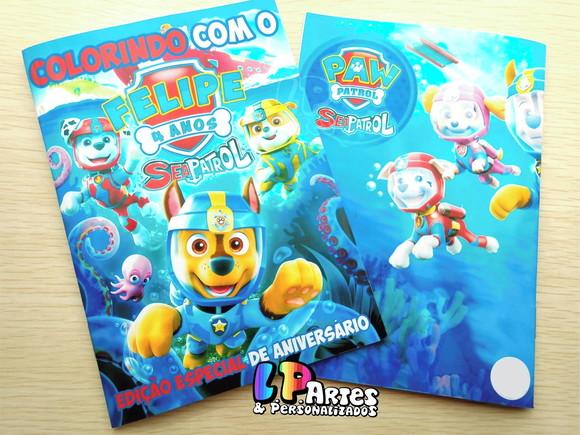 Livro de Colorir - Patrulha Canina no Mar