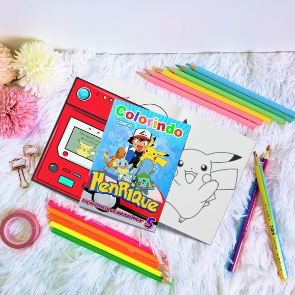 Livro de Colorir - Pokémon