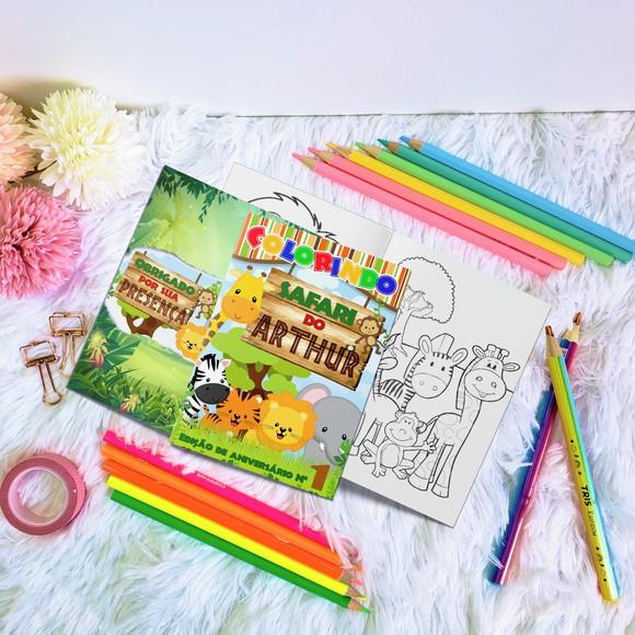 Livro de Colorir - Safari