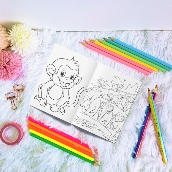 Livro de Colorir - Safari