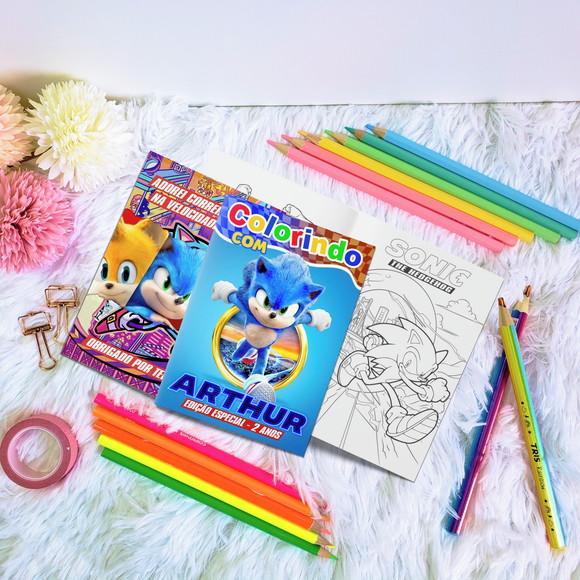 Livro de Colorir - Sonic o Filme