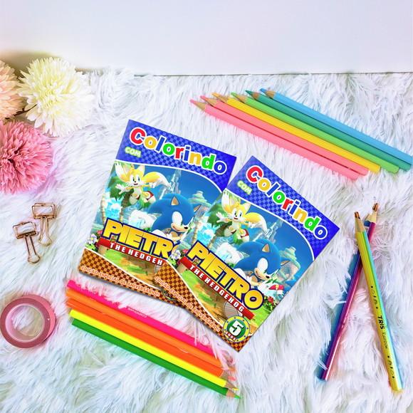 Livro de Colorir - Sonic