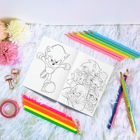 Livro de Colorir - Sonic o Filme
