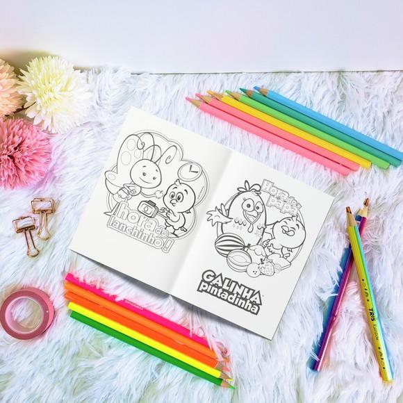 Livro de Colorir - Turma Galinha Pintadinha