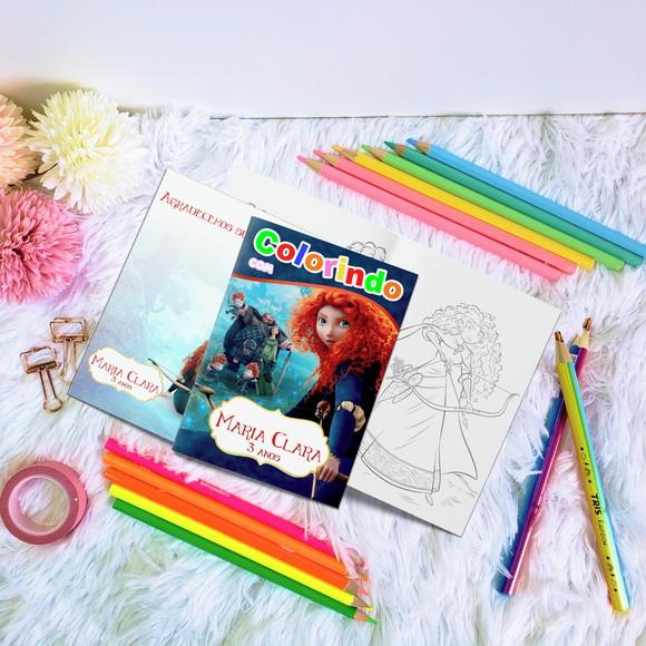 Livro de Colorir -merida Valente