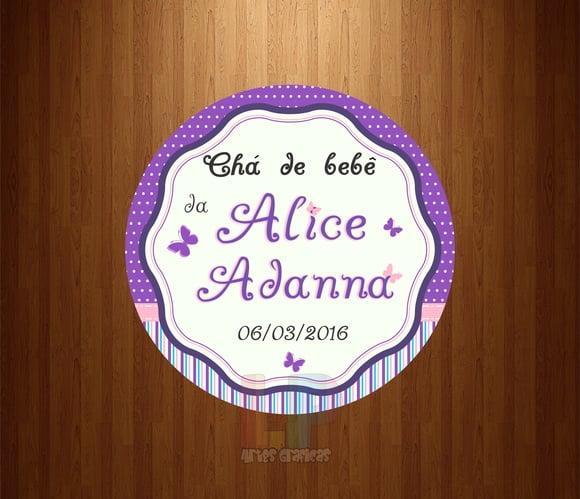 Rótulo Adesivo Para Bolo No Pote