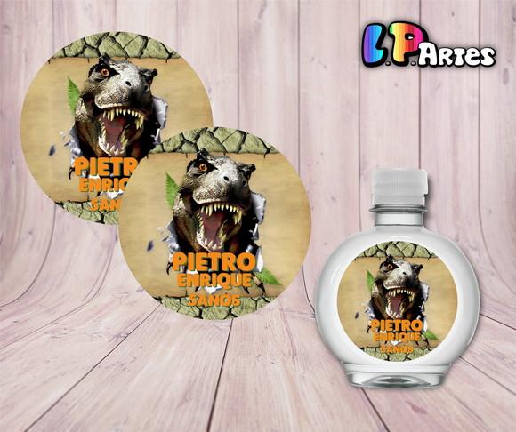 Rótulo Água Dinossauros