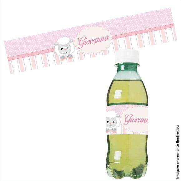 Rótulo Refrigerante - Ovelhinha Rosa