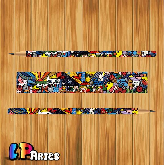 Rótulo para Lápis Romero de Britto