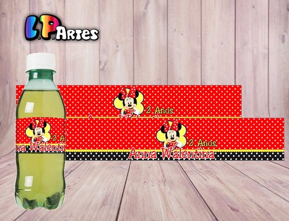 Rótulo Refrigerante Caçulinha Minnie