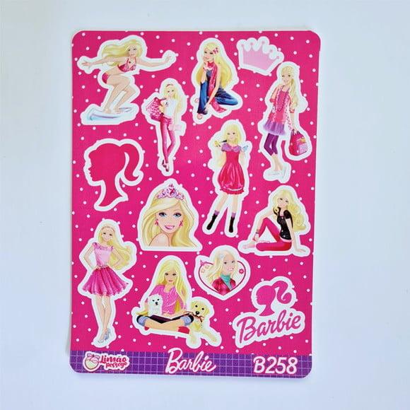 Stickers - Cartela de Adesivos - Barbie