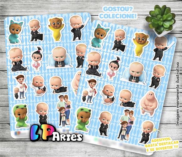 Stickers - Cartela de Adesivos - o Poderoso Chefinho