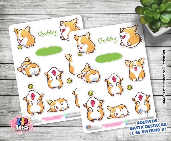 Stickers - Cartela De Adesivos Em Vinil - Cachorrinhos 4