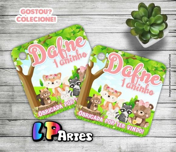 Tag Agradecimento - Animais do Bosque