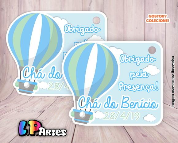 Tag Agradecimento - Balão, Pipa, Avião