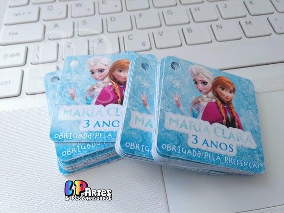 Tag Agradecimento - Frozen