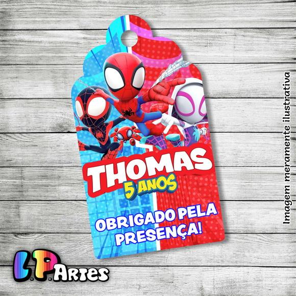 Tag Agradecimento - Spidey e Seus Amigos Espetaculares