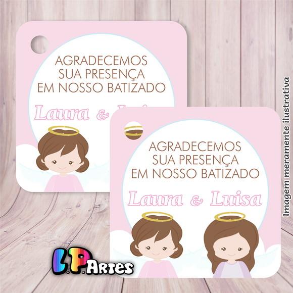 Tag Agradecimento -anjo Batismo Batizado