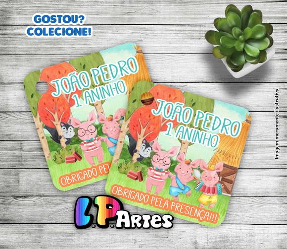 Tag Agradecimento -três Porquinhos