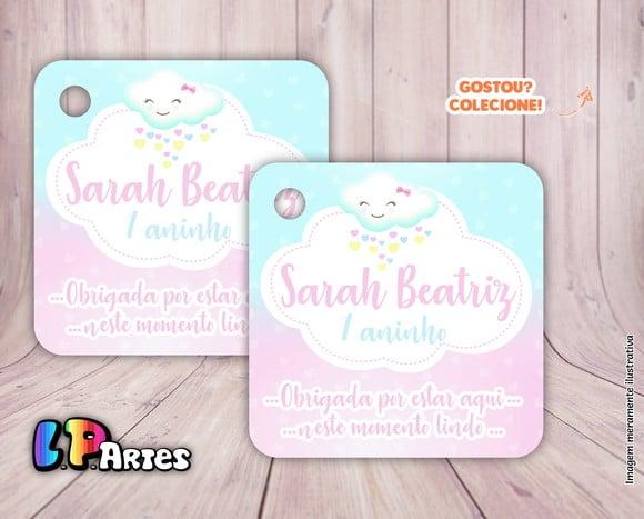 Tag Agradecimento Chuva de Amor