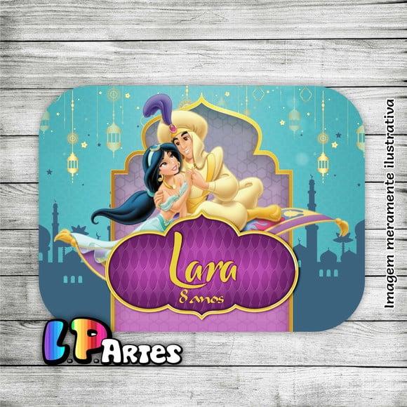 Tampa Marmita - Aladdin e Jasmine