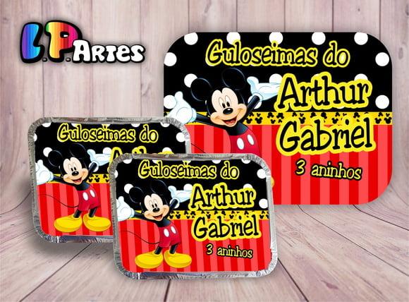 Tampa Personalizada para Marmita Mickey