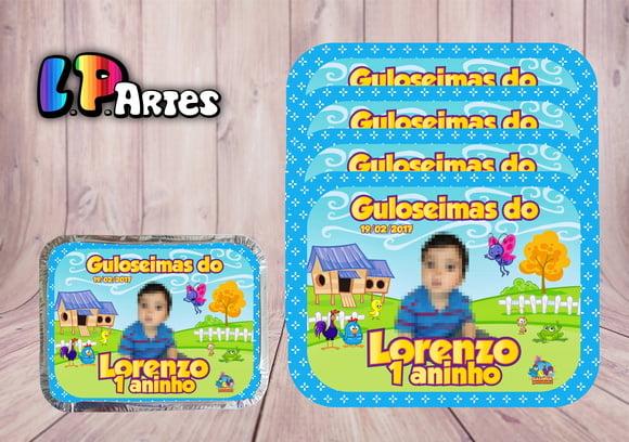 Tampa Personalizada para Marmita Galinha Pintadinha