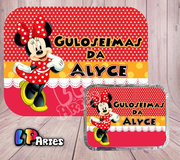 Tampa Personalizada para Marmita Minnie