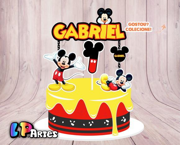 Topo de Bolo - Mickey