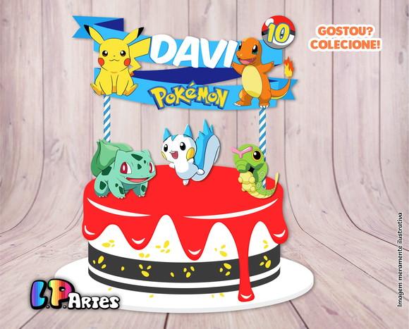 Topo de Bolo - Pokémon