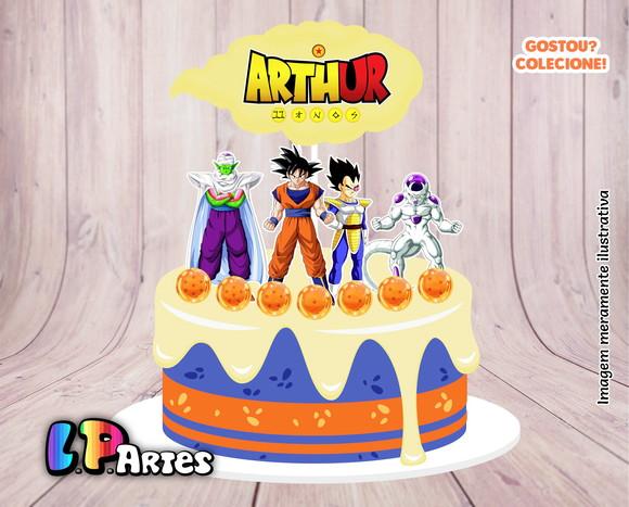 Topo de Bolo -dragon Ball Z