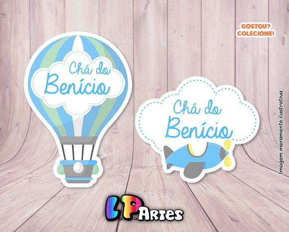 Topper -balão, Pipa, Avião