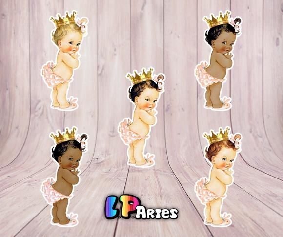 Topper Bebê Princesa Vintage