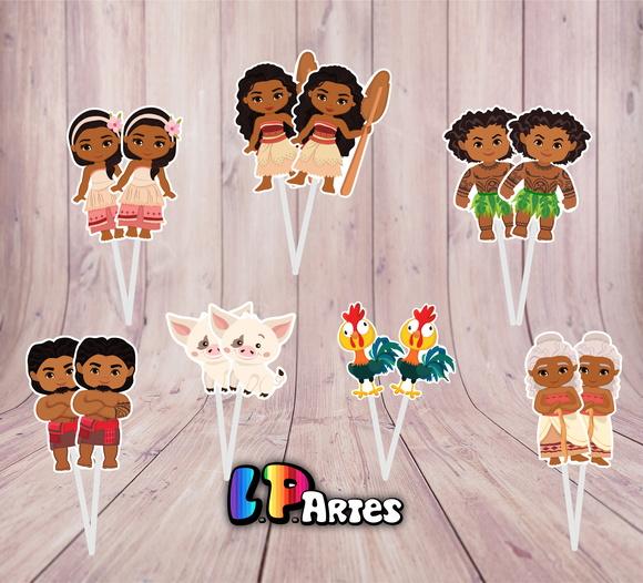 Topper para Docinho Moana