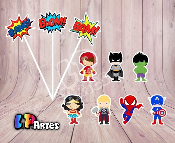Topper Super Heróis
