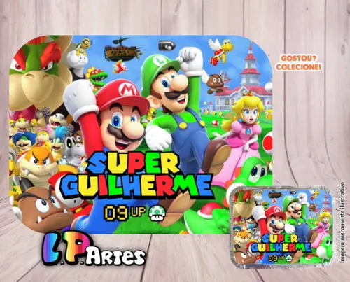 Tampa para Marmita -super Mario