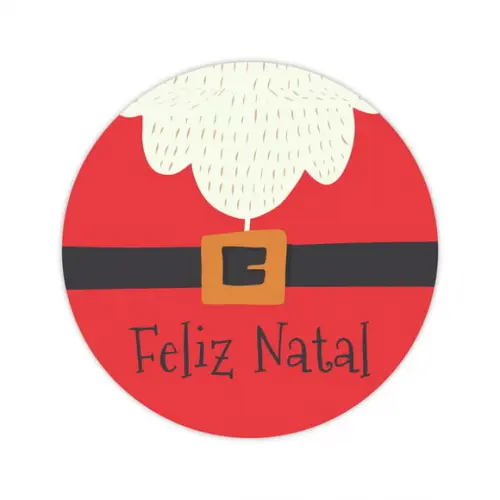 100 Adesivos Natalino - Feliz Natal - de - para