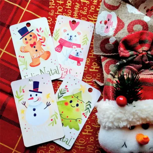 25 Tags Feliz Natal Natalina N13