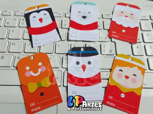25 Tags de Natal - N03