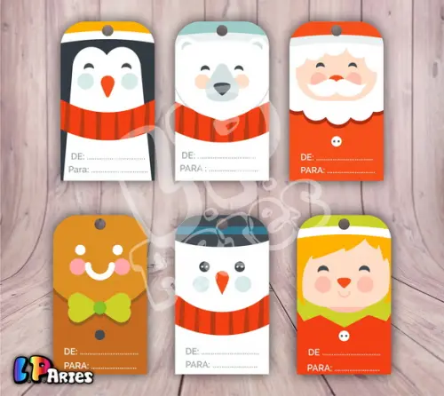 25 Tags de Natal - N03