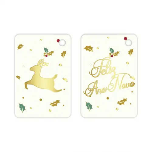 25 Tags Personalizada Feliz Natal N10