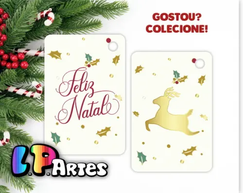 25 Tags Personalizada Feliz Natal N10