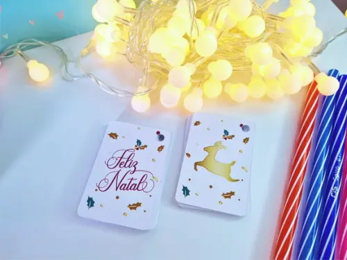 25 Tags Personalizada Feliz Natal N10