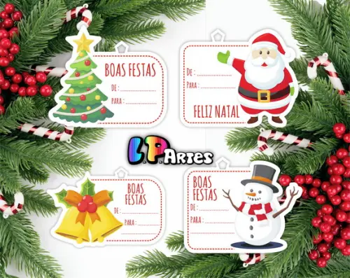 32 Tags Feliz Natal Natalina N12