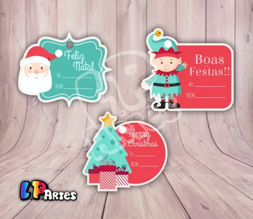 40 Tags Natalina Feliz Natal N05